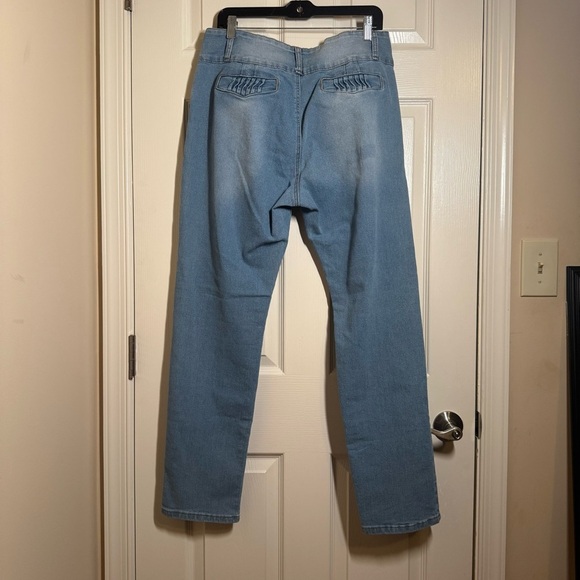 Kaba Jeans Classic Blue Women's Straight Leg Denim Jeans Size 22 - Picture 4 of 10